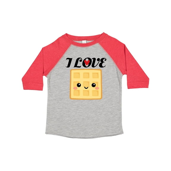 Inktastic Waffle Lover I Love Waffles Boys or Girls Toddler T-Shirt