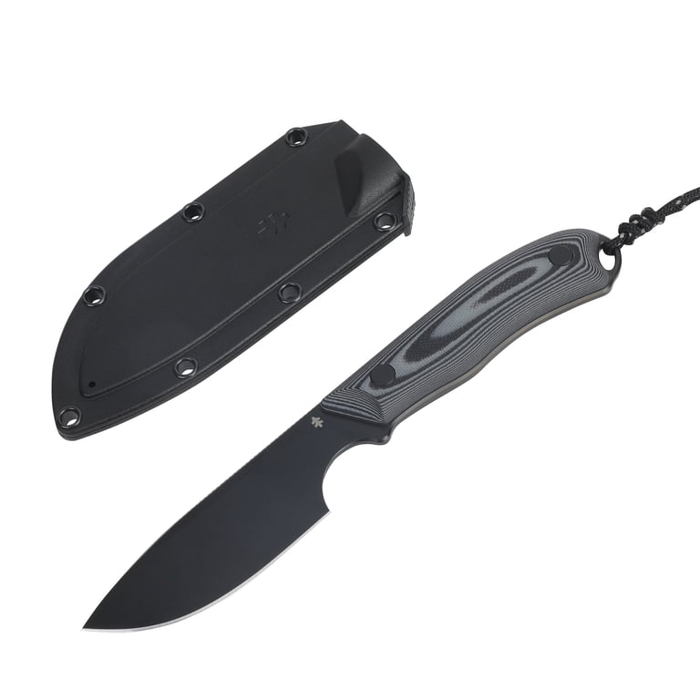 Swiss Tech Halten Fixed Blade, AUS-8, G10 Handle, Full Tang, 3.85