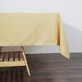 thumbnail image 5 of BalsaCircle 10 Pieces 60" x 102" Champagne Rectangle Polyester Tablecloths Table Cover Linen, 5 of 8