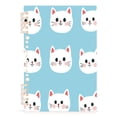 thumbnail image 2 of Notebook 8.3x5.7x0.4 Inch One Sizex1 Journey Note Diary Hardcover Notebook 60 Pages,80g Paper Writing Smooth and Not Easy to Break Cute Cartoon Cat Face, 2 of 8