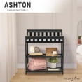 thumbnail image 3 of Dream On Me Ashton Changing Table, New Zealand Pinewood, 1 inch Mattress Pad included, Black, 3 of 6