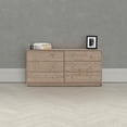 thumbnail image 6 of Tvilum Studio 6 Drawer Double Dresser for Adults, Jackson-Hickory, 6 of 15