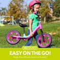 thumbnail image 6 of GOMO Balance Bike - Toddler Training Bike for 18 Months, 2, 3, 4 and 5 Year Old Kids - Ultra Cool Colors Push Bikes for Toddlers/No Pedal Scooter Bicycle with Footrest, 6 of 9