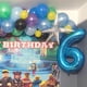 thumbnail image 5 of Globo LVMOQIQIU Número 38 Azul de Papel Metalizado 40 Pulgadas Decoración para Fiesta, 5 of 7