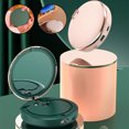 thumbnail image 1 of Miniature Electric Hand Warmer, Portable Makeup Mirror, Fast Heating, Sleek Design, For Office/Travel, Rechargeable Battery, Compact Size, LED Light, Silent Operation, Gift Idea | Plastic, Green, 1 of 7