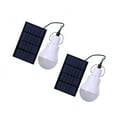 thumbnail image 3 of Becaristey Solar Panel Light Bulb Indoor Outdoor Using Tent Lamp Lighting Tool 2pcs, 3 of 6