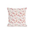 thumbnail image 1 of Bella Casa 74498PL16O Un 16 x 16 Po Flamant Rose Partie Oreiller Extérieur, 1 of 1