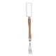thumbnail image 1 of Pisexur Batería de cocina Cortador de sandía, tenedor rebanador de sandía 2 en 1, artefacto para cortar sandía de verano, tenedor rebanador de fruta de acero inoxidab para la cocina del hogar, 1 of 5