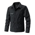thumbnail image 1 of VBARHMQRT Suit Jacket for Men Men Cargo Jackets Men Outdoor Pocket Jacket Jacket Coat Plus Size, 1 of 8