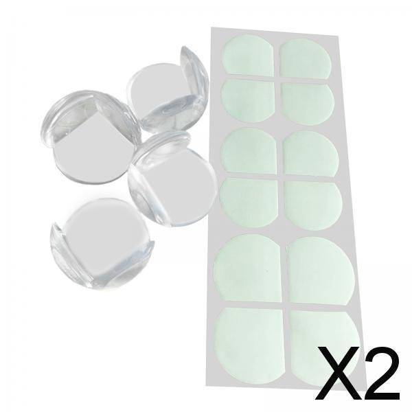 Protectores de esquina de mesa CUTICAT 4 piezas transparentes a prueba de bebés