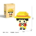 thumbnail image 3 of Anime Pirate Crew Character Building Blocks Set, Luffy Zoro Nami Usopp Style Action Figure Models, DIY Assembled Educational Collectible Toy Birthday Gift for Kids, 3 of 6