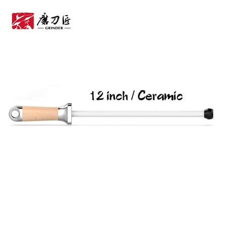 

1pcs 6/ 8/ 10/ 12 Inch Ceramic Sharpening Rod With ABS Handle Stick Bar Kitchen Accessories Sharpener Home Use Knife Grinder