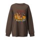 thumbnail image 3 of Sudaderas de Acción de Gracias Para Mujer, Blusa Holgada de Manga Larga Con Estampado A La Moda, Suéter Informal de Cuello Redondo, Tops, Sudadera Odeerbi  ODB122720, 3 of 4