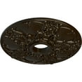 thumbnail image 3 of Ekena Millwork 18"OD x 3 1/2"ID x 1 3/8"P Norwich Ceiling Medallion (Fits Canopies up to 4 1/2"), Hand-Painted Bronze, 3 of 6