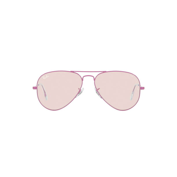 Ray Ban Photo Evolve Pink/Violet Aviator Unisex Sunglasses 9224T5 62 - Walmart.com