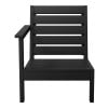 thumbnail image 6 of WestinTrends Avalon Outdoor Patio HDPE Deep Seating Sectional Loveseat, Black, 6 of 6