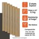 thumbnail image 3 of Piso LVT Autoadherible Madera Gold | Piso Vinílico PVC Impermeable Sin Herramientas | Cocina Sala Dormitorio Oficina | Caja 36 Pz 5m² | 94 x 16 cm, 3 of 5