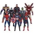 thumbnail image 2 of Zd – figura de acción La leyenda de los Vengadores, Iron Man, Spider Man, Thor, Hulk, Thanos, juguete para niñosCasco zhangmengya unisex, 2 of 2