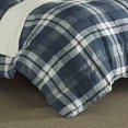 thumbnail image 2 of Nautica Crossview Plaid Reversible Full/Queen Comforter Set in Navy, 2 of 3