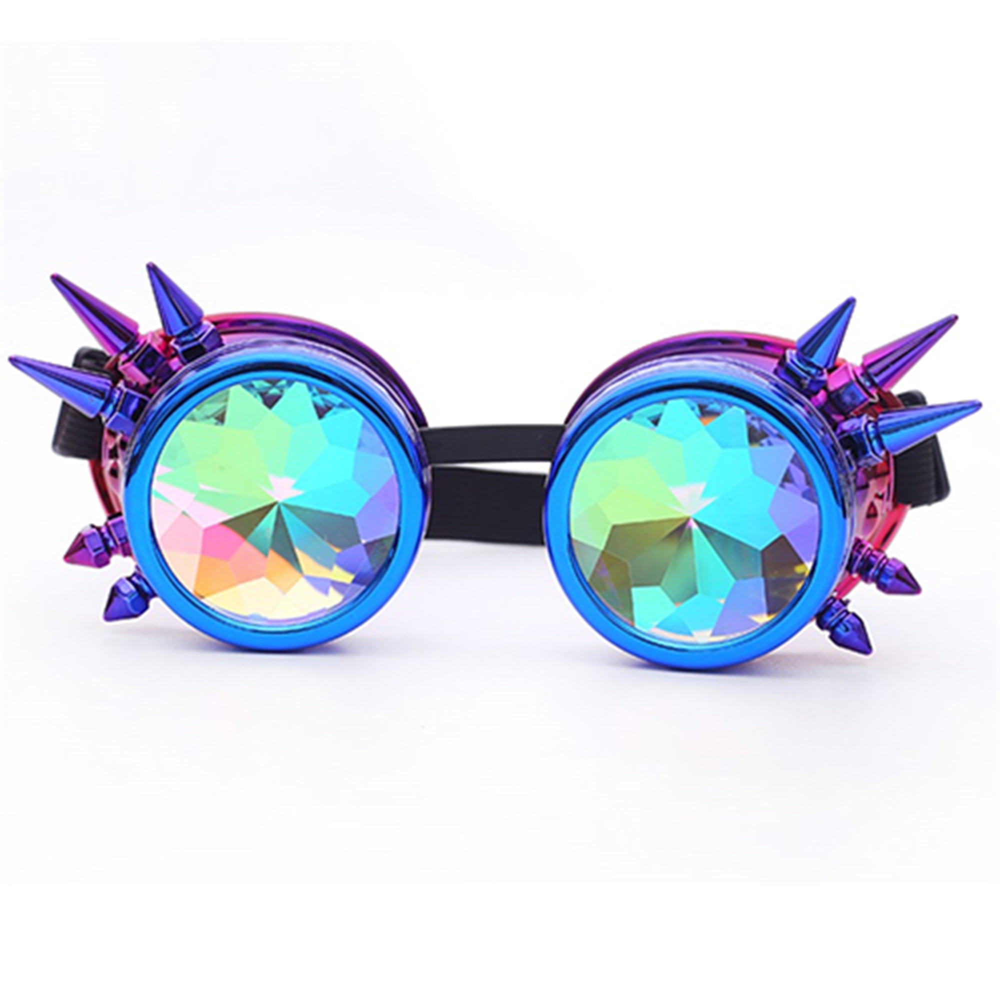 C.F.GOGGLE Diffractive Goggles Steampunk Glasses Laser Kaleidoscope