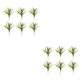 thumbnail image 1 of Kearding 6 piezas de plantas artificiales de hoja falsa para exteriores, plantas resistentes a los rayos Type2 NO2, 1 of 6