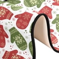 thumbnail image 6 of Dreamtimes Christmas Snowflakes Gloves Hallway Runner Rug 2'x6' Kitchen Rug with Rubber Backing New Year Non Slip Entryway Rug Runner Washable Soft Area Rug for Hallway Bedroom Kitchen Decor, 6 of 6