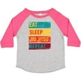 thumbnail image 3 of Inktastic Eat Sleep Jiu Jitsu Repeat Boys or Girls Toddler T-Shirt, 3 of 5