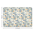 thumbnail image 5 of Pioneer Flower Floral Print Flannel Non Slip Door Rugs,Washable Door Mats Indoor,Decorative Door Mats,Dirt-Resistant and Absorbent Doormat for Entrance,Bedroom,Kitchen,Bathroom,23.5"x16", 5 of 5
