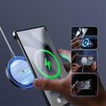 thumbnail image 2 of for Samsung Galaxy S24 Case with Invisible Magsafe Kickstand, Bezel Less Frameless Metal Slim Hard Ultra Thin Shockproof Case with Ring Holder, Magnet, 2 of 5