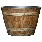 Classic Home and Garden 74 Whiskey Barrel, 9", Distressed Oak