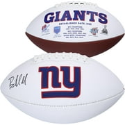 Brian Daboll New York Giants Autographed White Panel Football - Fanatics Authentic Certified