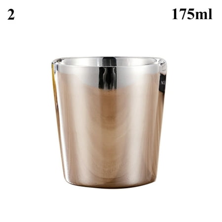 

Meizhencang 175/260/300/480ml Double Layer Stainless Steel Beer Cup Bar Party Coffee Mug