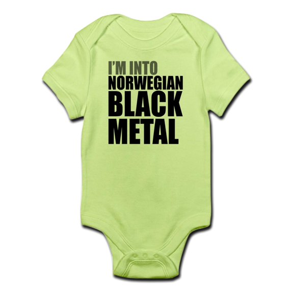 CafePress - Norwegian Black Metal Infant Bodysuit - Baby Light Bodysuit