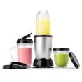 thumbnail image 3 of Personal Blender Set: Bullet Mixer for Smoothies, 250W, Stainless Steel Blades, 20 oz Capacity, Dishwasher-Safe Parts, 3 of 9