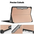 thumbnail image 2 of DWaybox Case for Microsoft Surface Pro 12 12.0 inch 2025 Model, Slim Lightweight Hard Shell Protective Cover with Stand, Compatible with Surface Pro 12 Keyboard (Case Only) -Rose Gold, 2 of 4