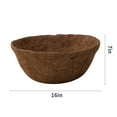 thumbnail image 4 of Mainstays 16" Round Natural Coconut Fibers Liner, 4 of 5