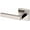 Nickel, variant on Baldwin L023056LDM L023 Left Handed Non-Turning One-Sided Dummy Door Lever - Nickel