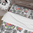 thumbnail image 4 of Designart 'Peony Flower Garden' Abstract Duvet Cover Set, 4 of 4