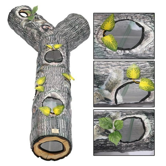 XZKING Cat Tunnel,3 Way Cat Toys,Cat Tunnels for Indoor, Cat Maze for Kitty, Puppy, Kitten, and Rabbit to Chase and Play, Collapsible Tube with Peek Holes Foldable