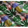 thumbnail image 3 of Soimoi Green Cotton Poplin Fabric Tropical Leaves Print Fabric by the Yard 56 Inch Wide, 3 of 7