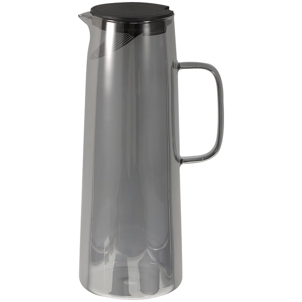Jarra de agua para el hogar, hervidor de agua para enfriar, jarra de vidrio, jarra de jugo de vidrio con tapa de filtro