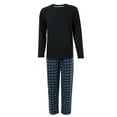 thumbnail image 5 of Fruit of the Loom Men's Jersey Knit Top and Flannel Pajama Pants Set, 2-Piece, Sizes S-5XL, 5 of 5