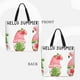 thumbnail image 2 of Easygdp Hello Summer Gnome Bolsa Tote para Mujer, Bolso de Hombro para Trabajo, Playa, Viajes, Compras y Supermercado, 2 of 7
