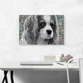thumbnail image 2 of ARTCANVAS Cavalier Dog Breed Black White Canvas Art Print - Size: 26" x 18" (1.50" Deep), 2 of 9