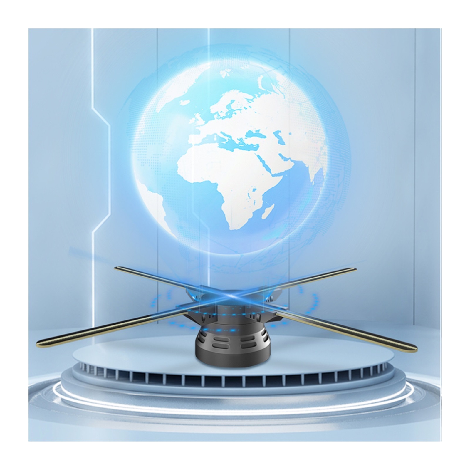 22.04" 25.6" 31.5" 39.37" 3d Fan Hologram Projector Holographic Imaging Player Advertising Display Support Images And Video ,High-Brightness