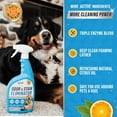 thumbnail image 7 of Active Pet Urine Stain Eliminating Cleaner with Enzymes, 32 oz, for Dog and Cat Odor, Carpet and Upholstery Deodorizer, Natural Citrus, 7 of 7
