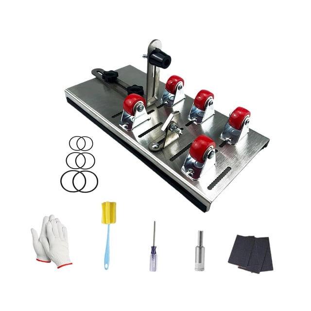 Juego de cortadores de botellas de vidrio, manualidades para proyectos de bricolaje, lámparas de mesa, candelabros, jarrones para cortar vino, licor, champán