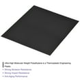 thumbnail image 3 of Uxcell UHMW Sheet Ultra High Molecular Weight Polyethylene Sheet Hard Plastic Sheet Board 12''x 12 '' x 0.08'' Black, 3 of 6