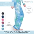 thumbnail image 3 of Hello Mello Dyes The Limit Soft Pajama Lounge Pants - NOT A SET, Aqua Small/Medium (Women's), 3 of 8