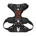 thumbnail image 5 of XMXY No Pull Dog Harness, Rock Stylish Music Background Adjustable Reflective Pet Harness with Oxford Vest, Large Size, 5 of 8